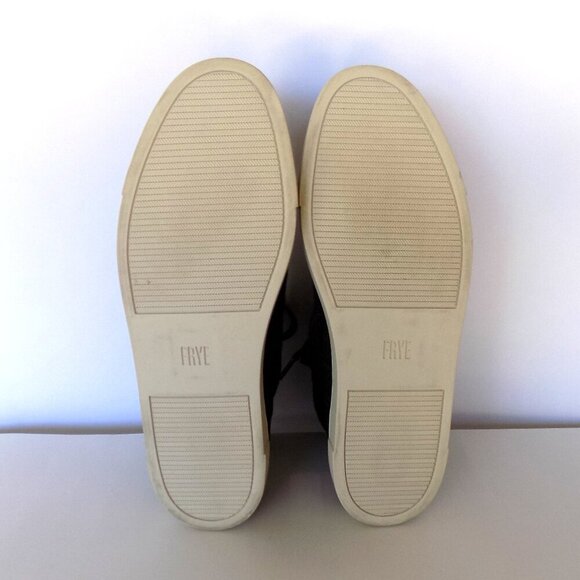 Frye Ivy High Top Sneakers Size 9 Olive - Picture 7 of 10